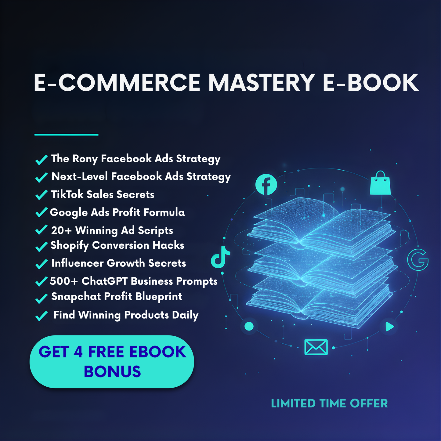 The Rony Method –10-in-1 Digital Marketing Mastery Bundle+Get 4 Free Ebooks.